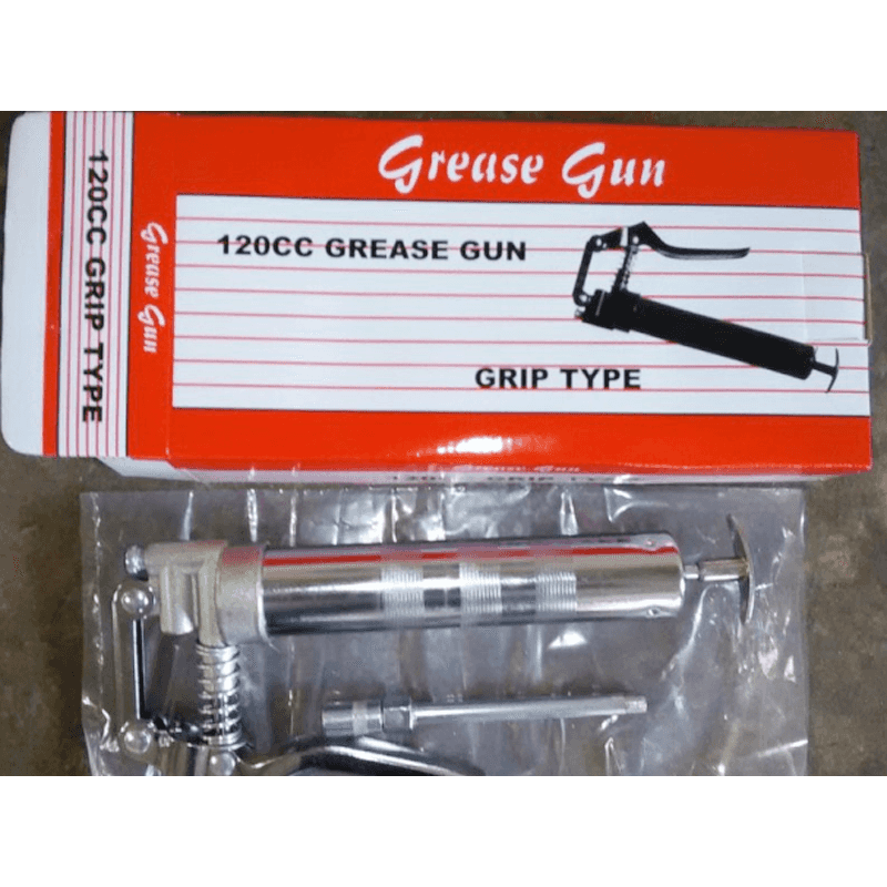 Pistola per grasso cromata 120CC - Impugnatura a pistola Pistola per grasso cromata 120CC - Impugnatura a pistola