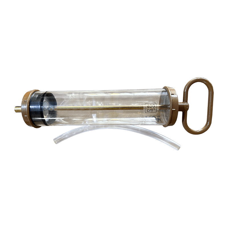 Classica pistola per aspirazione olio in plastica